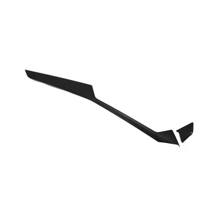 Black ABS interior decoration trim for 2019 X5 front row cup low configuration mounted on centre console