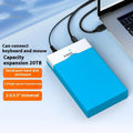 3.5 inch SATA to USB hard disk enclosure with power supply and data cable