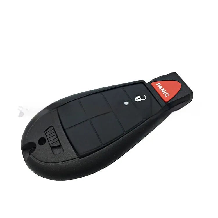 Replacement ABS brass and nylon key shell for Dodge Chrysler smart key cards, dimensions 85mm by 42mm.