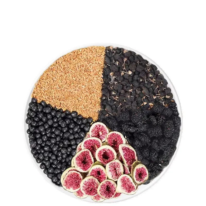 Flaxseed fig mulberry tea 120g in pack with free cup, herbal infusion for womens health