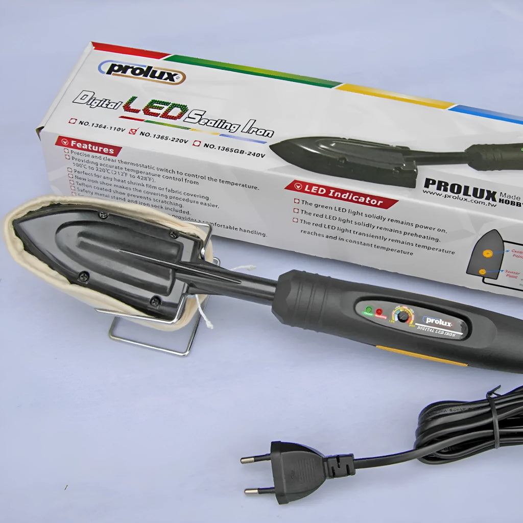 Electronic temperature control hot iron for skin models with metal construction and EU plug