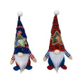 Christmas baby doll Rudolf decoration set with two faceless ornaments measuring 32cm by 12cm