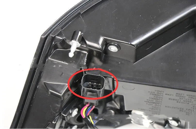 LED brake light rear bumper movement set for 2014-2020 vehicles, IP66 waterproof, one pair