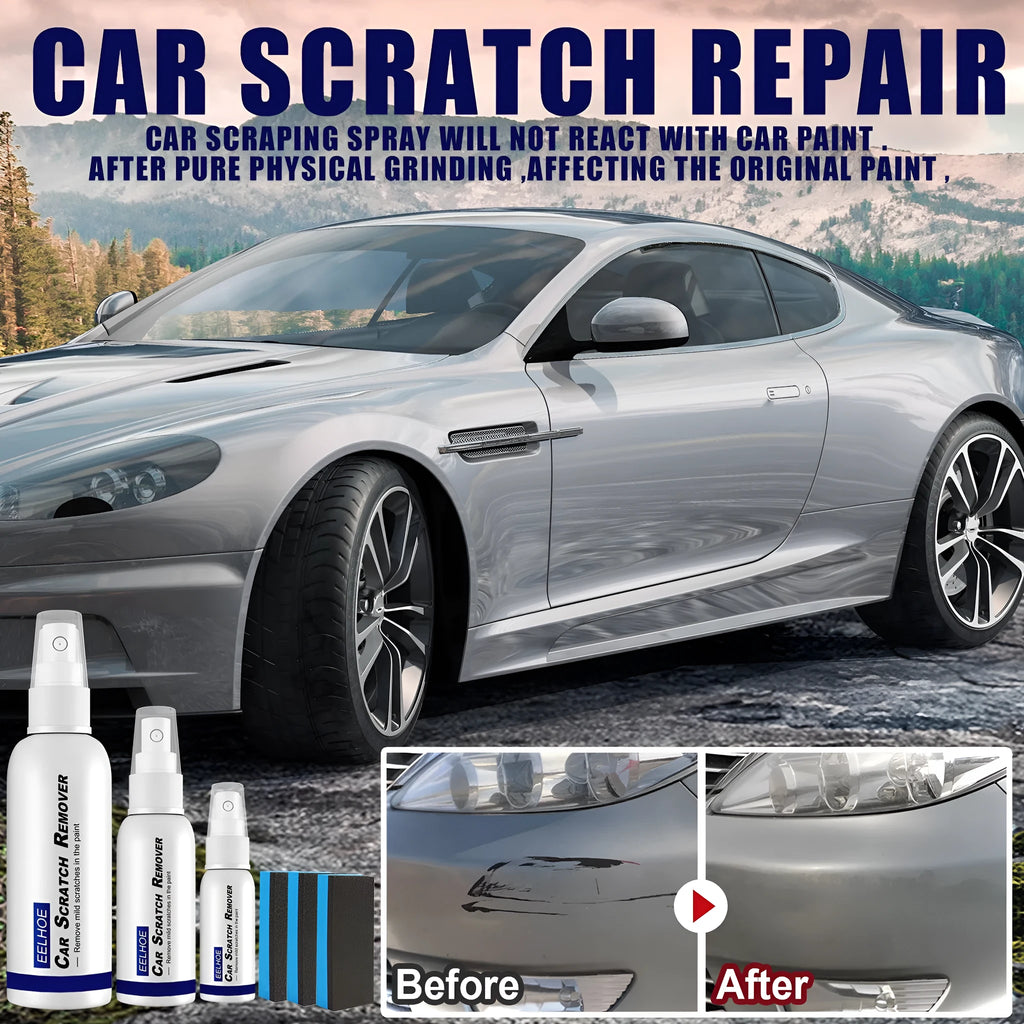 Car scratch repair spray canister for paint surface scratch removal and sealing
