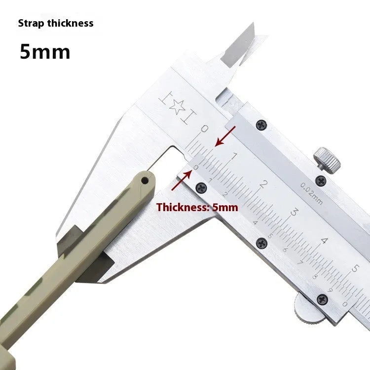 Green camouflage silicone watch strap with flat head, showing 20mm width.