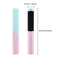 Cordless straightening comb in pink with USB charging cable, compact 23 cm size, 4000mAh battery, anti-scalding design
