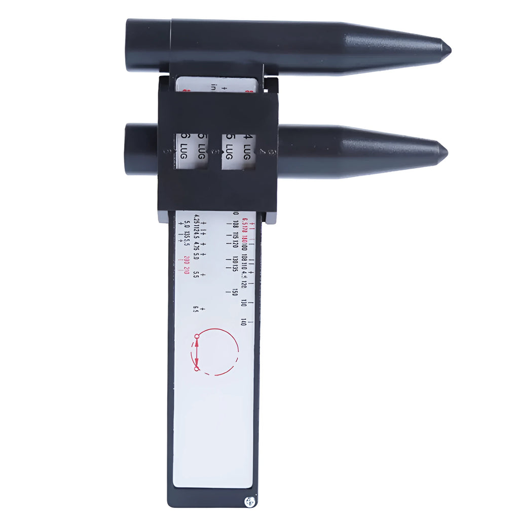 Digital electronic caliper with digital display for hole distance measurement