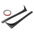 Glossy black ABS plastic rear window side spoiler wing pair for Volkswagen Golf 7 MK7