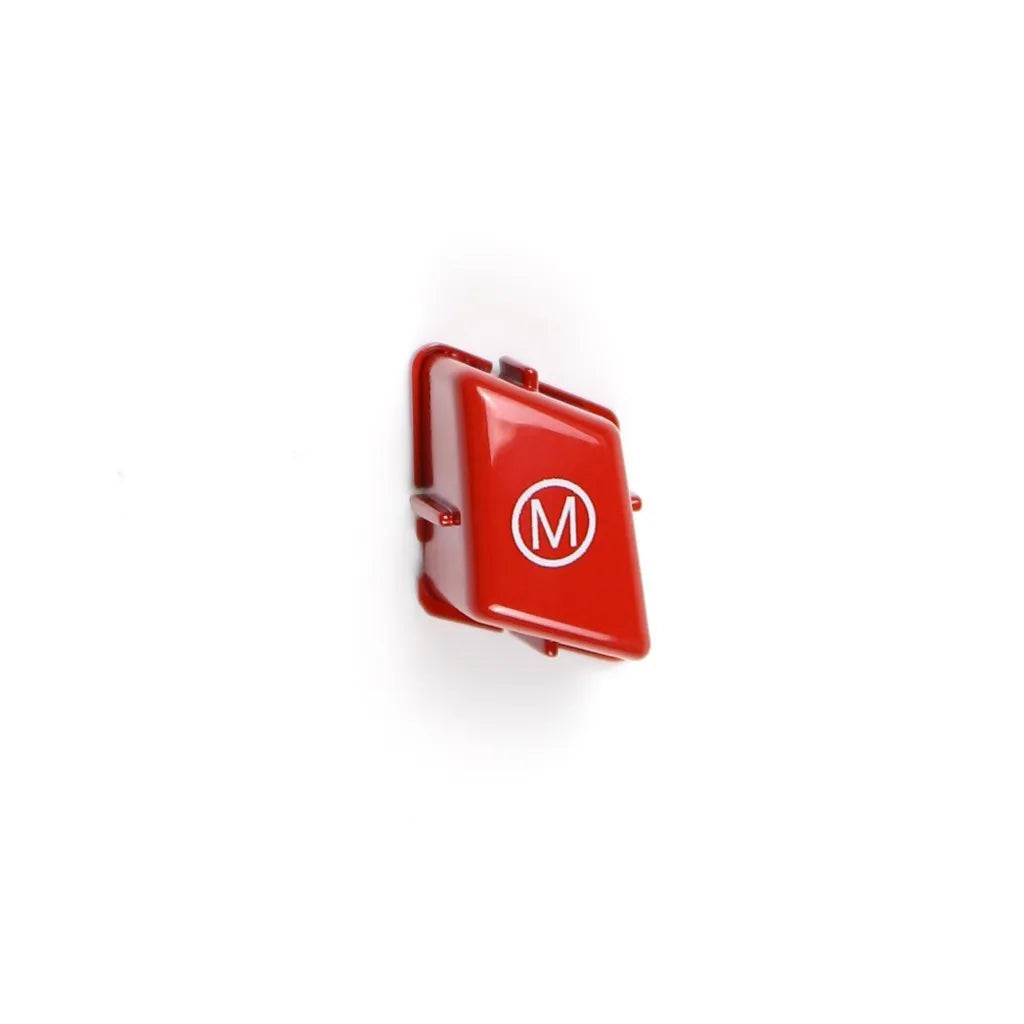 Pair of red M1 M2 mode buttons for BMW F30 F34 steering wheel