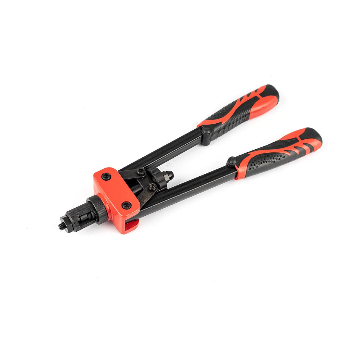 14-inch alloy rivet nut tool model CQ14 with pull-setter handle and six metric gun tips
