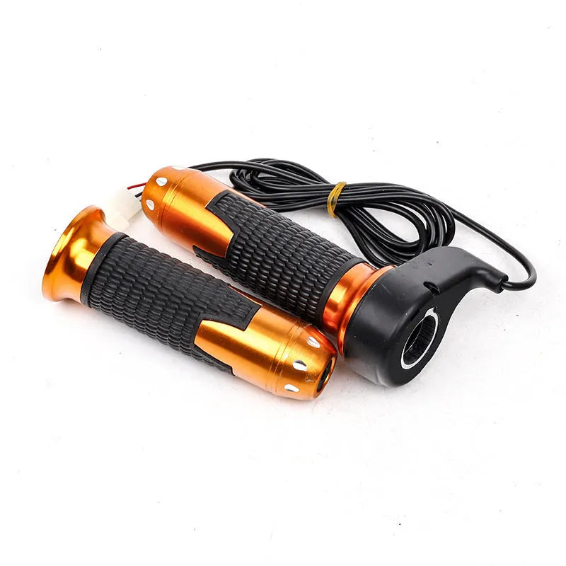 Plastic three-speed rotating accelerator handle for three-wheel electric car modification with 3-wire plug.