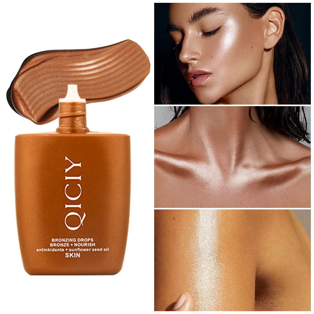 30ml bottle of face and body highlight contour liquid for brightening and shaping.