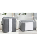 Non-woven fabric quilt storage organiser bags in multiple sizes and colours for wardrobe organisation