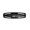 Black plastic buckle for child car seat 5-point safety harness measuring 14.5cm by 4cm