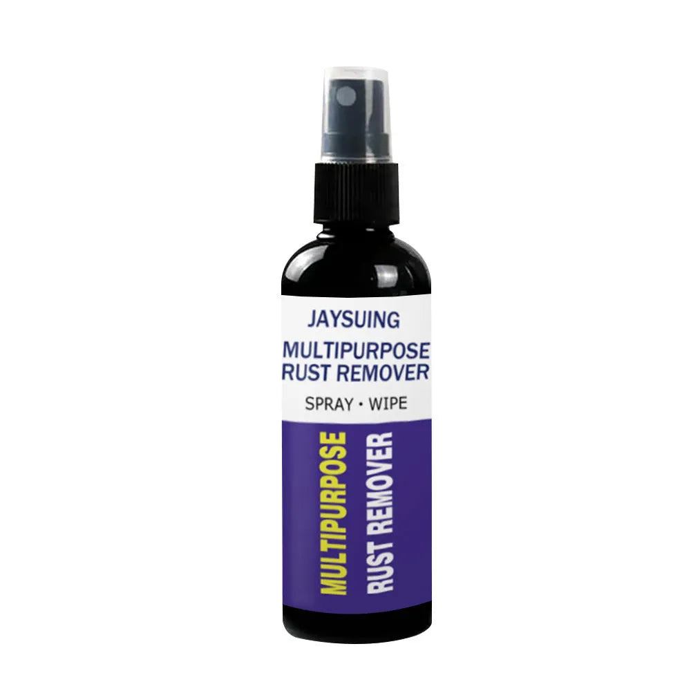 Metal rust remover spray bottle for wheel hub and household rust removal