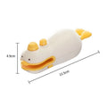 Yellow duck rechargeable sealing machine with animal jacquard style and USB charging cable