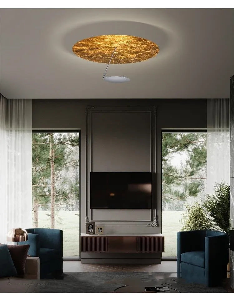 Creative iron art chandelier ceiling lamp with 50cm diameter and LED warm light