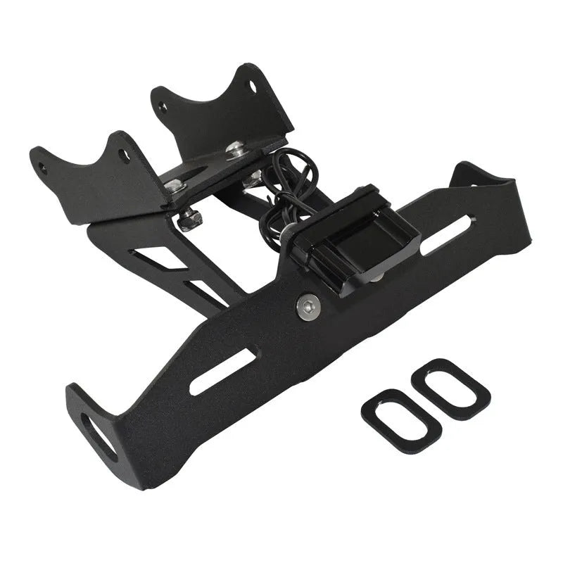 Black aluminium short tail licence plate holder bracket for Honda modified motorcycles