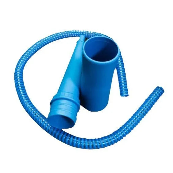 Blue 114cm plastic suction pipe with round head nozzle for vacuum cleaner appliance cleaning