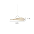 Simple art silk chandelier with diameter options and remote control for living room bedroom