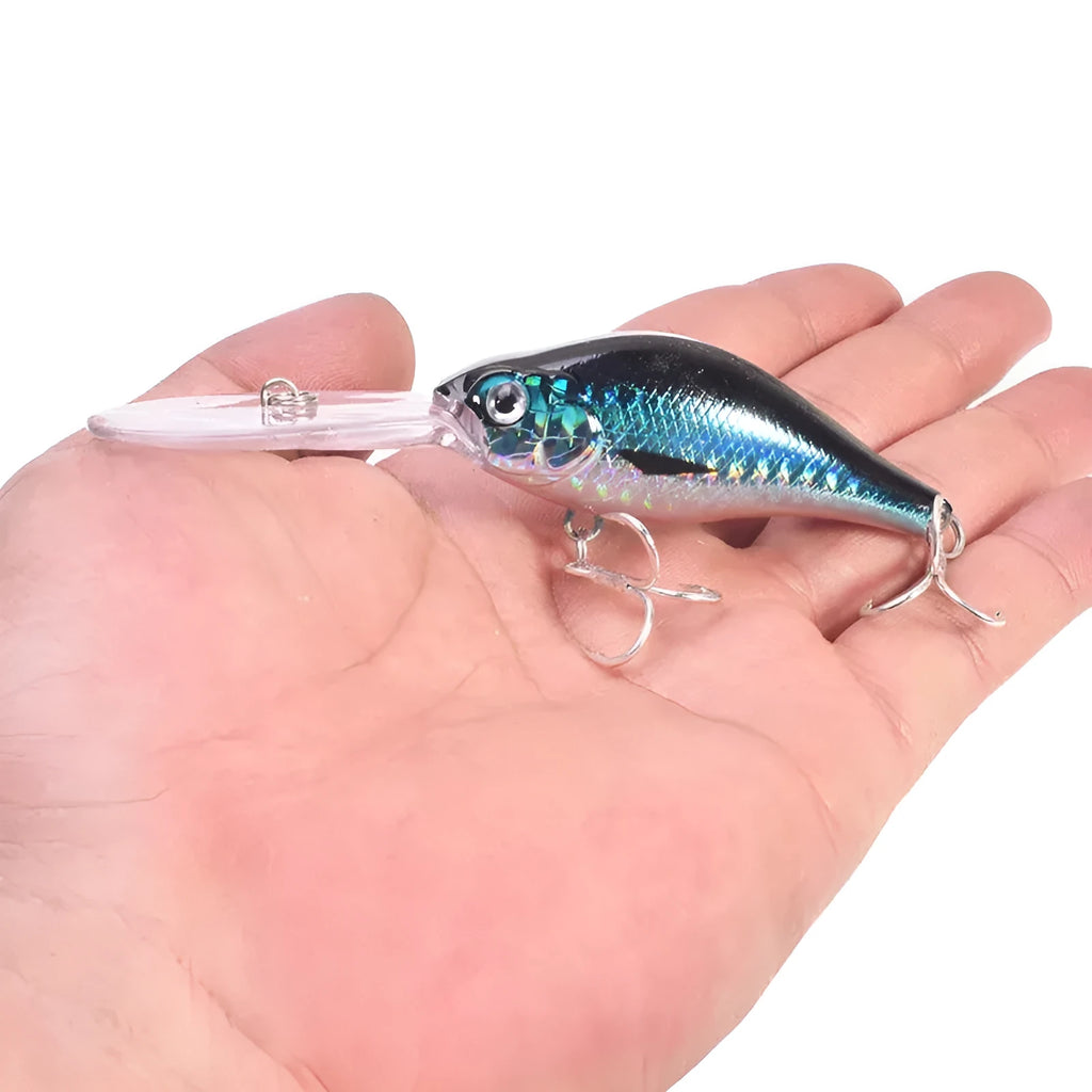 10.5cm floating rock minnow fishing lure with long tongue board in various colour options