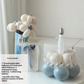 Finished balloon bouquet cake DIY decoration kit with round balloons for party centrepieces