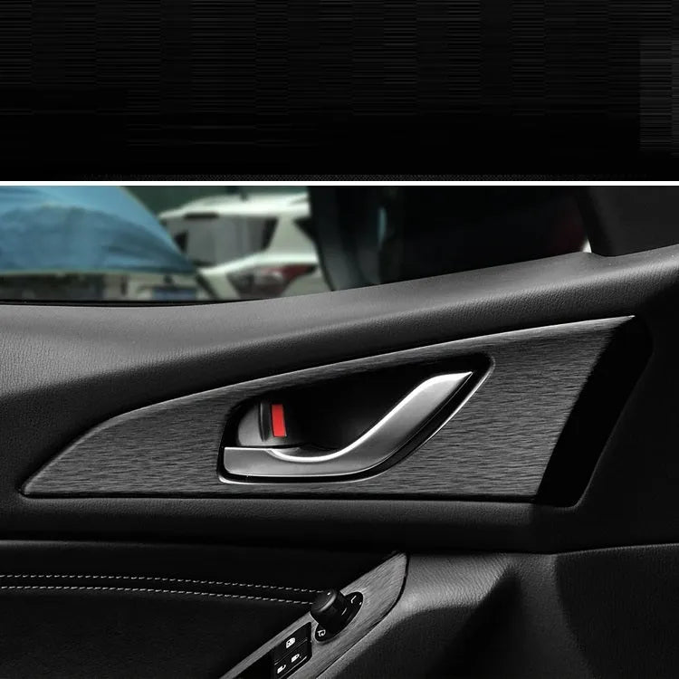 Unksera car interior decorative film sticker kit for centre console, dashboard, and handbrake cover.