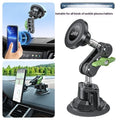 Car magnetic phone holder with suction cup dashboard mount in alloy, universal fit, Ordinary RBA-M01 colour