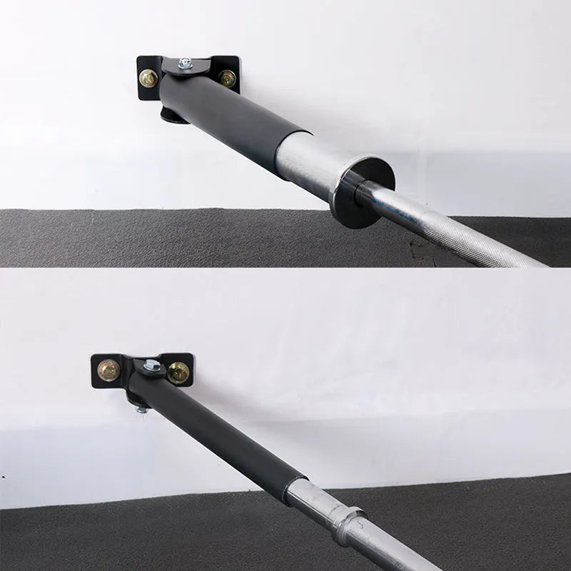 Steel wall-mounted shotgun barrel rack with 25 holding tubes and expansion screws