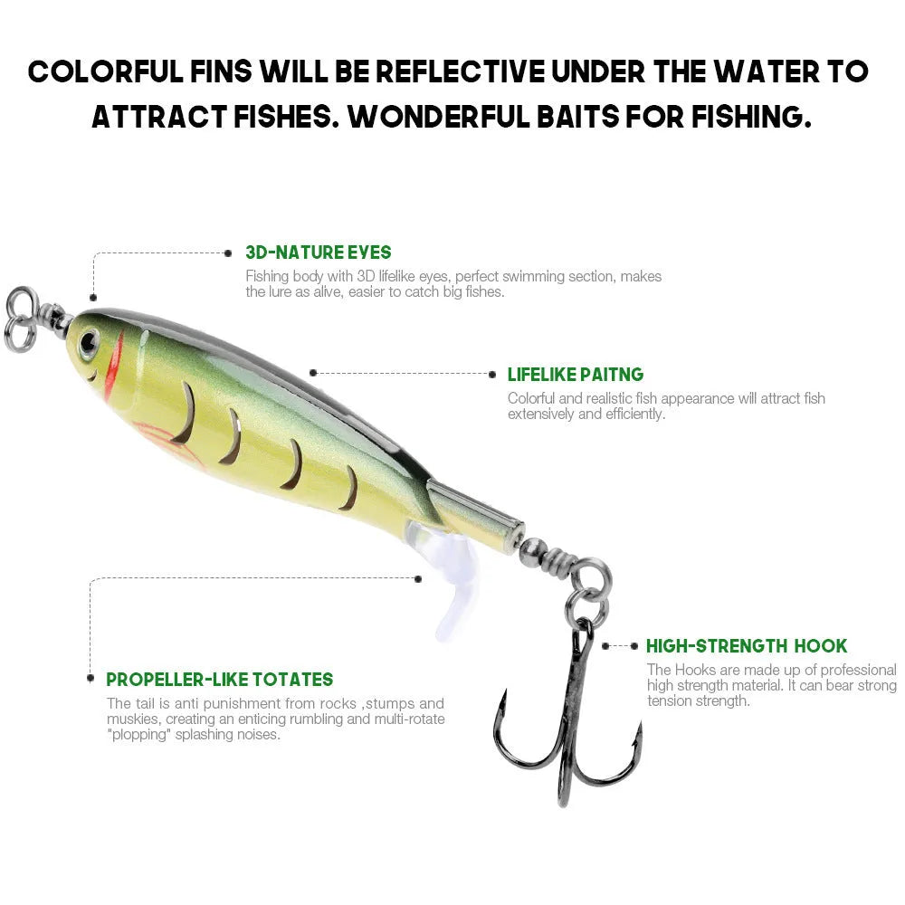 7.5cm bionic fishing bait with artificial construction for road fishing applications