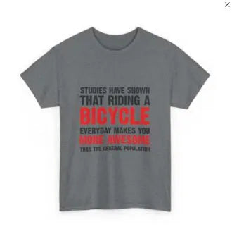Grey women's cotton T-shirt with printed pattern and short sleeves on hanger