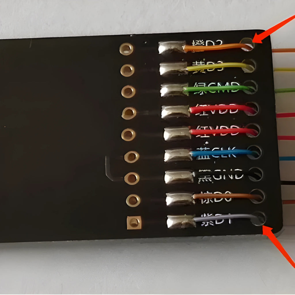 Professional automotive EMMC read/write tool for BMW, Mercedes, Audi and Porsche audio system maintenance