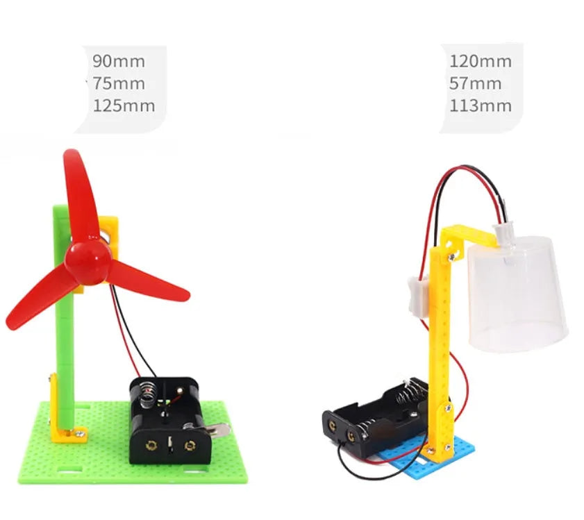 DIY puzzle assembling plastic building blocks in six-piece set, 29x22x4cm box, for children ages 7-14