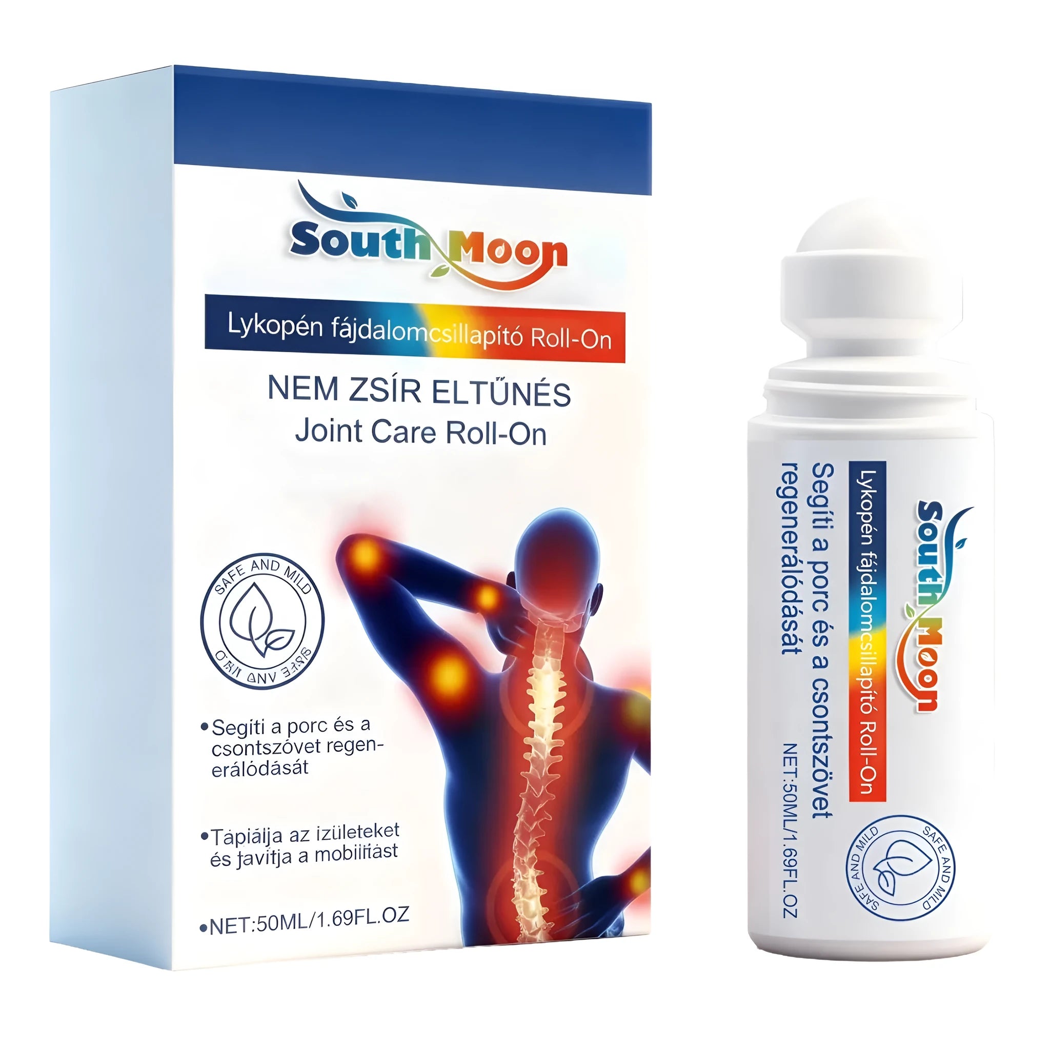 Joint Care Ball Fluid 50ml bottle with vitamin E ginger root oil and lycopene for topical joint support