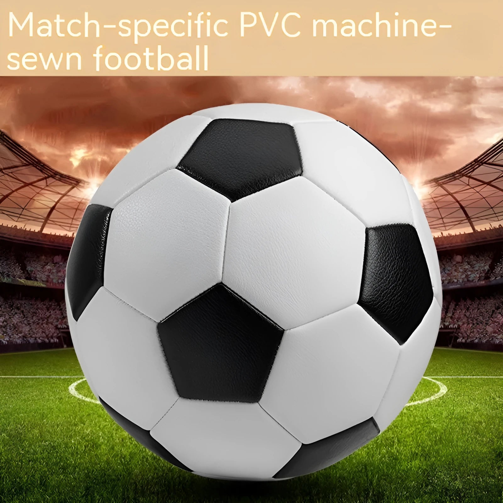 PVC machine seam football No. 4 size for 5-7 player training systems