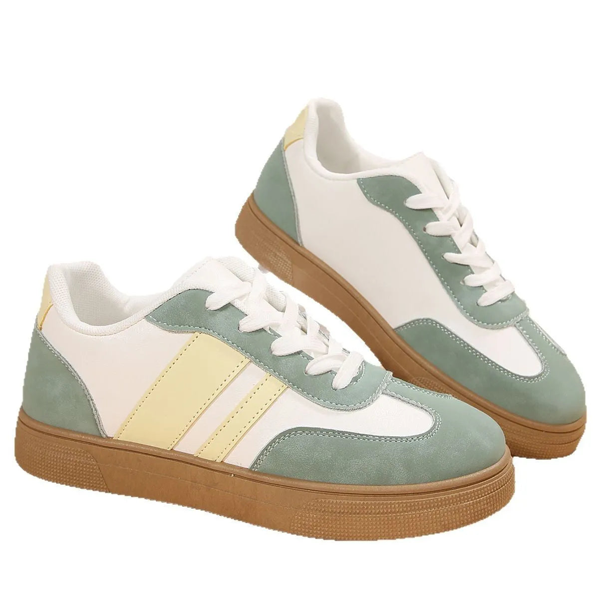 Assorted colours retro sports women's shoes white low top casual pumps with cross straps and rubber sole