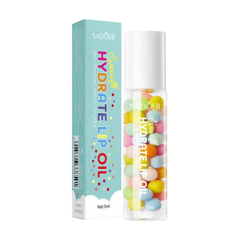 Anti-chapped lip moisturising lipstick in a tube on a white background.