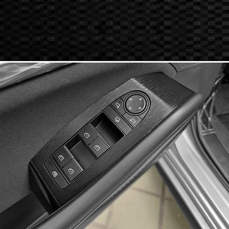 Unksera car interior decorative film sticker kit for centre console, dashboard, and handbrake cover.