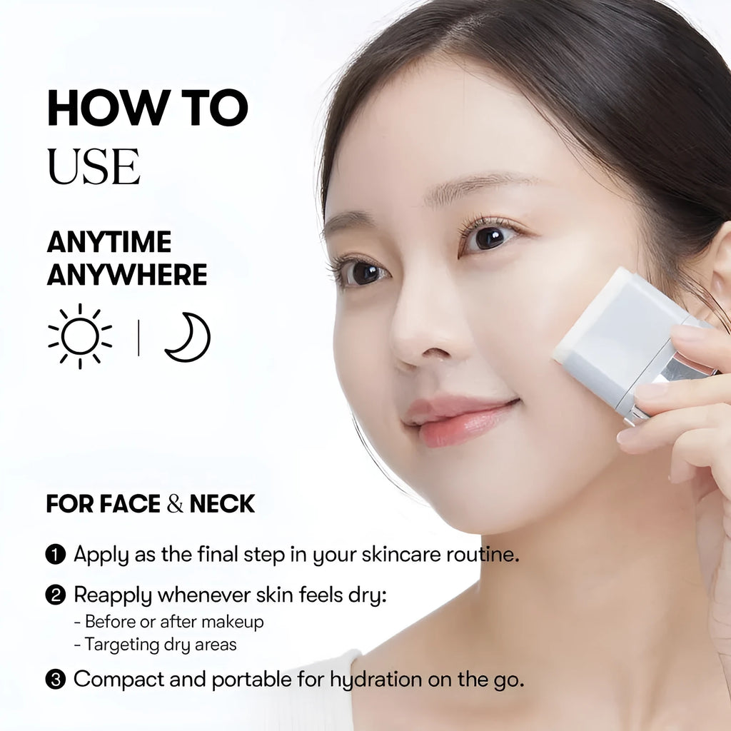 Facial stick care cream in a stick tube with net content Z0043, moisturising and softening skin