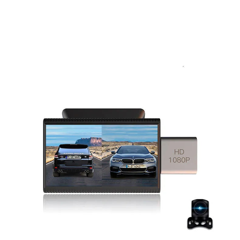 Paste 4G Tachograph front and rear dash cam 170° angle black plastic GPS Bluetooth night vision