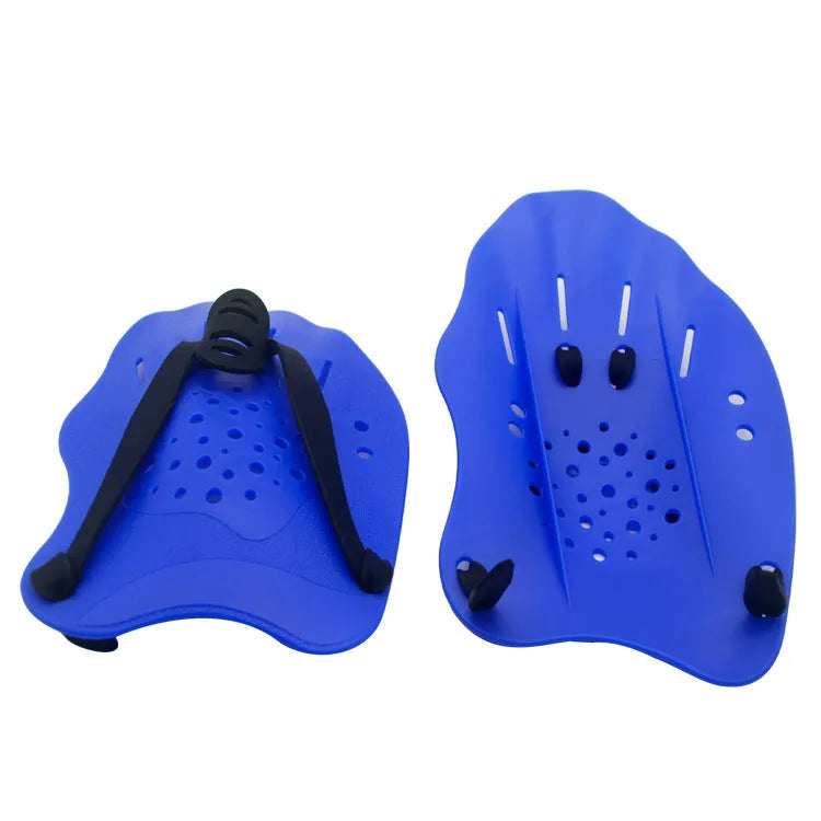 Swimming training paddle webbed aid for freestyle stroke practice in multiple colour options