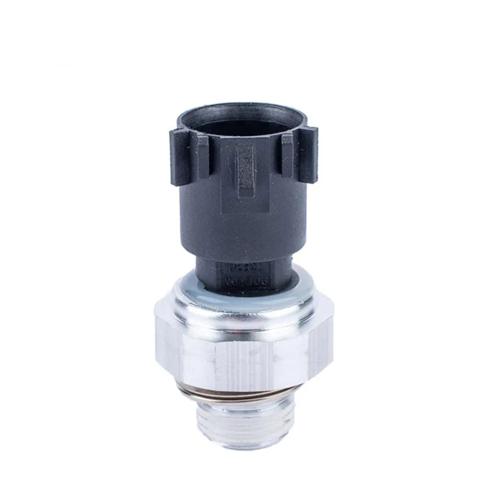 Silver automobile fuel pressure sensor replacement component for engine diagnostics
