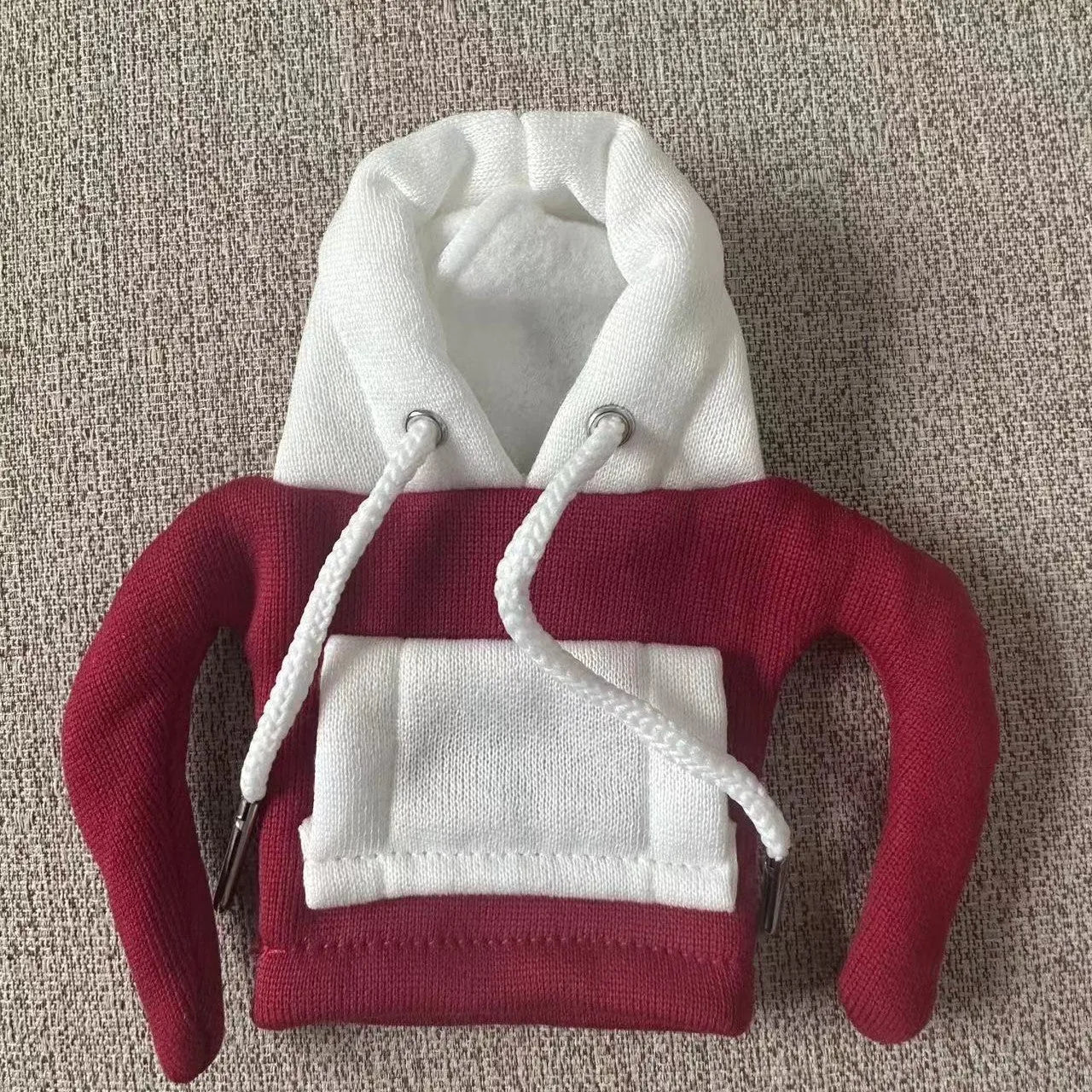Car internal gear lever hooded cover in polyester 12x13cm universal fit decorative protector