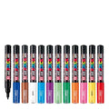 Doodle pen with fine 0.7mm tip, 15cm plastic case, marking any surface