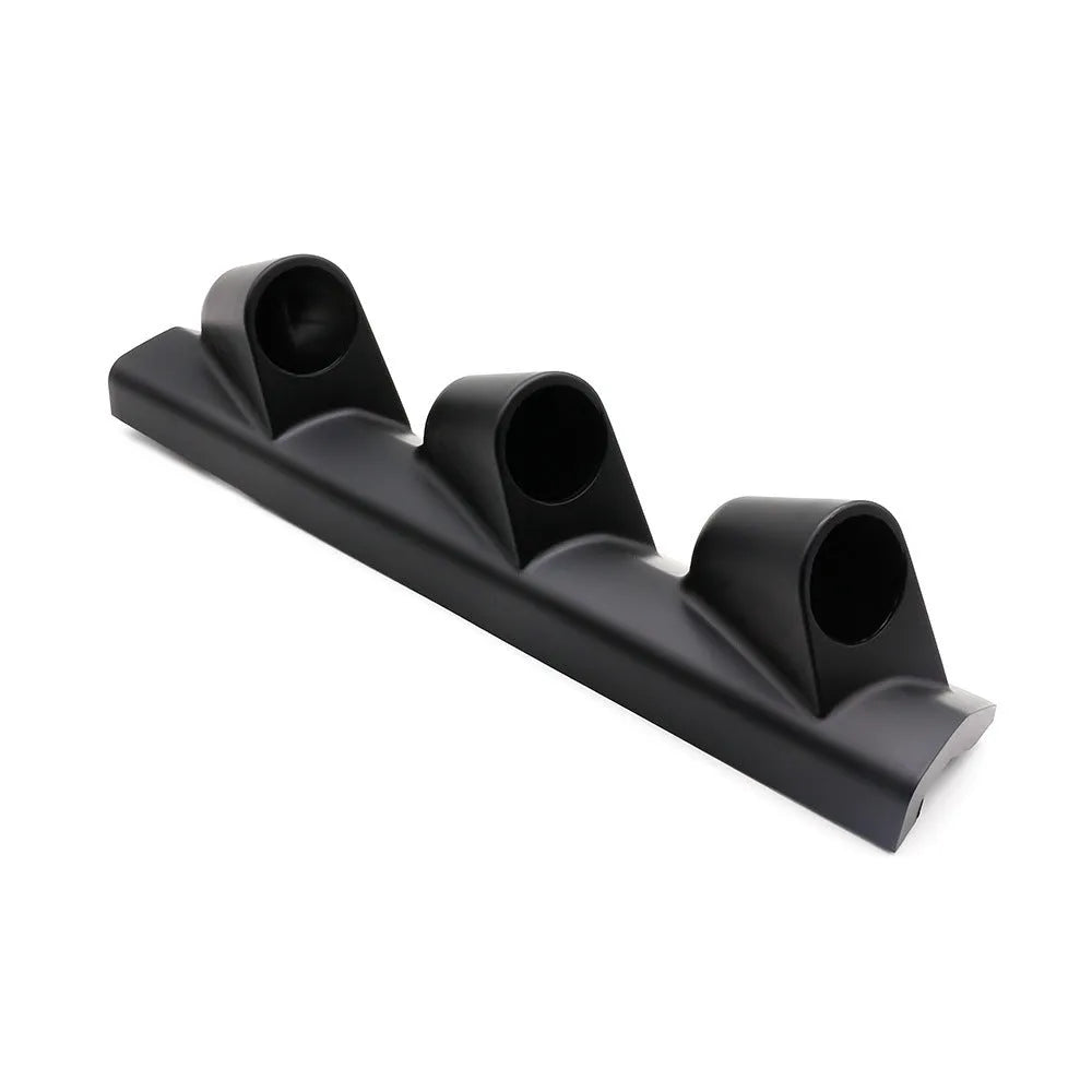 Black ABS car gauge mount for right-hand drive vehicles with 52mm universal instrument opening