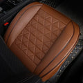 Car seat cushion all-inclusive Napa leather cover in black hemmed style