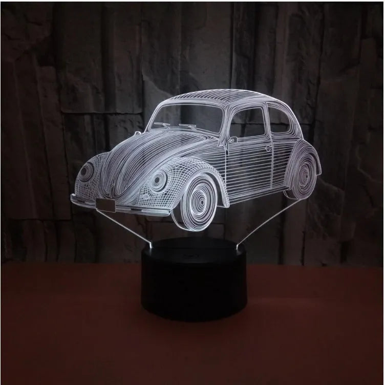 Colourful touch remote control LED table lamp with acrylic shade on black base