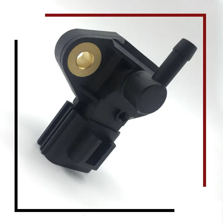 Black ABS housing Ford Lincoln intake pressure sensor with electrical connectors