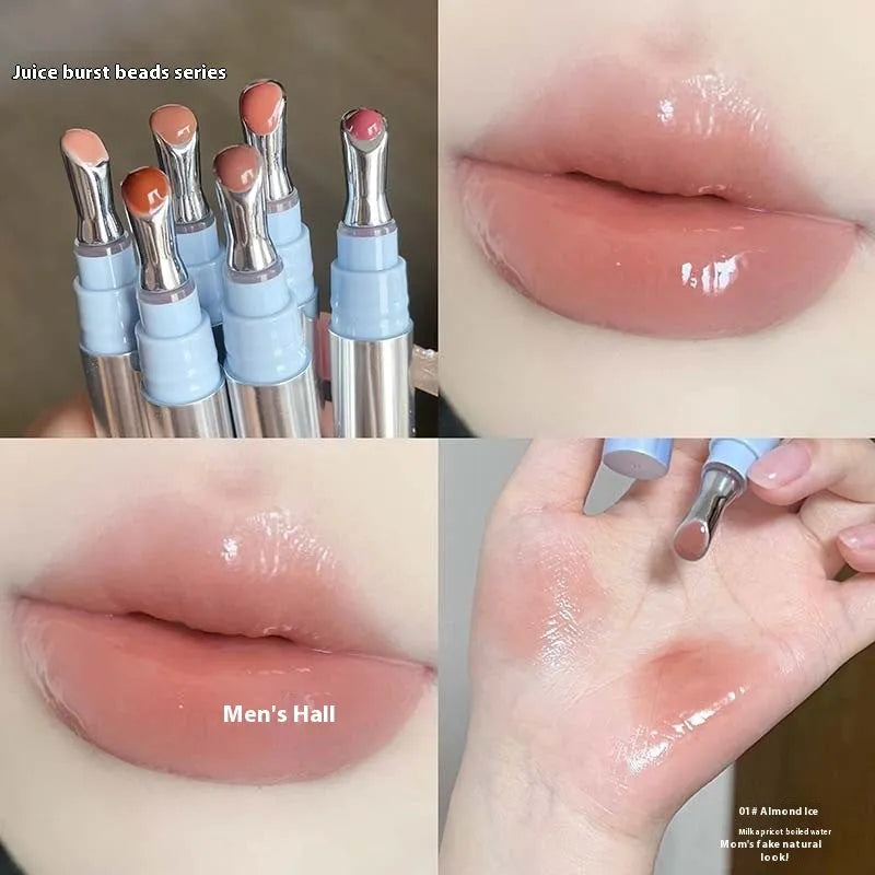 Mirror Water Light lipstick in slim case with high-gloss finish