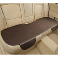 Linen car cushion set in classic black and red, charm coffee, or warm cream colour with hemming style